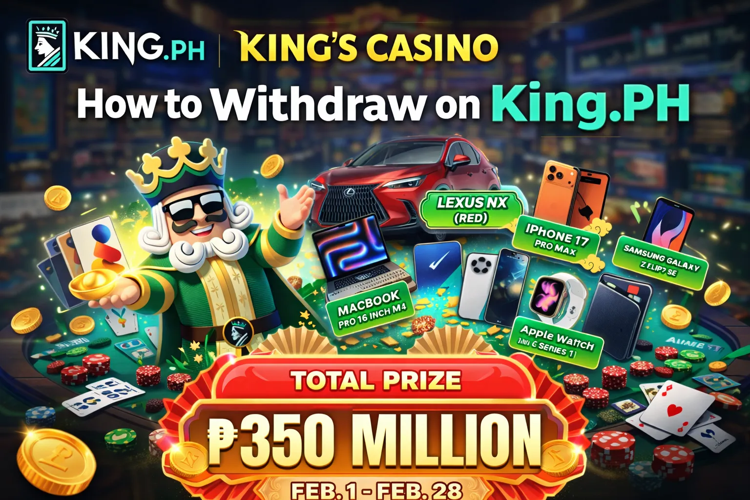 How to Withdraw from KingPH